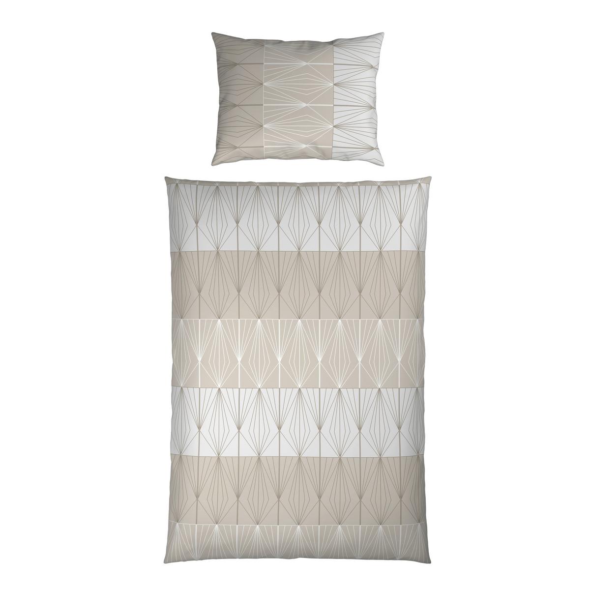 Bettwäsche Dubai Perlmutt ca. 140x200cm - Perlmutt, Textil (140/200cm) - Mömax