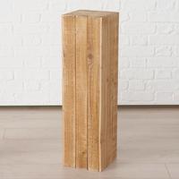 KOLUMNA DEKORACYJNA 9713186 - NATURAL LIVING - kolor naturalny, Basics, drewno (27/27/100cm) - Boltze Home