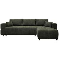 Coltar GABBY - verde închis, Modern, plastic/lemn (294/86/173cm)