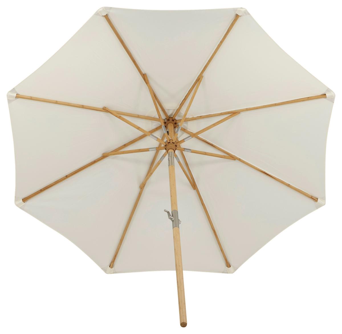 SONNENSCHIRM CEROX - Weiß, KONVENTIONELL (270/250cm) - Gardenson