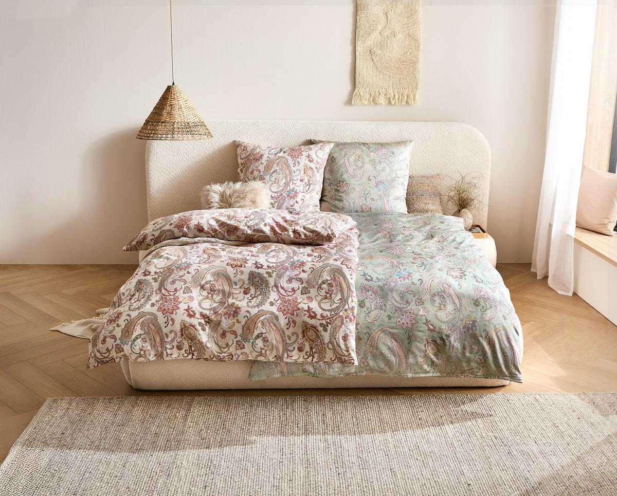 POŚCIEL SOLEY - beżowy, Design, tkanina (135/200cm) - Estella