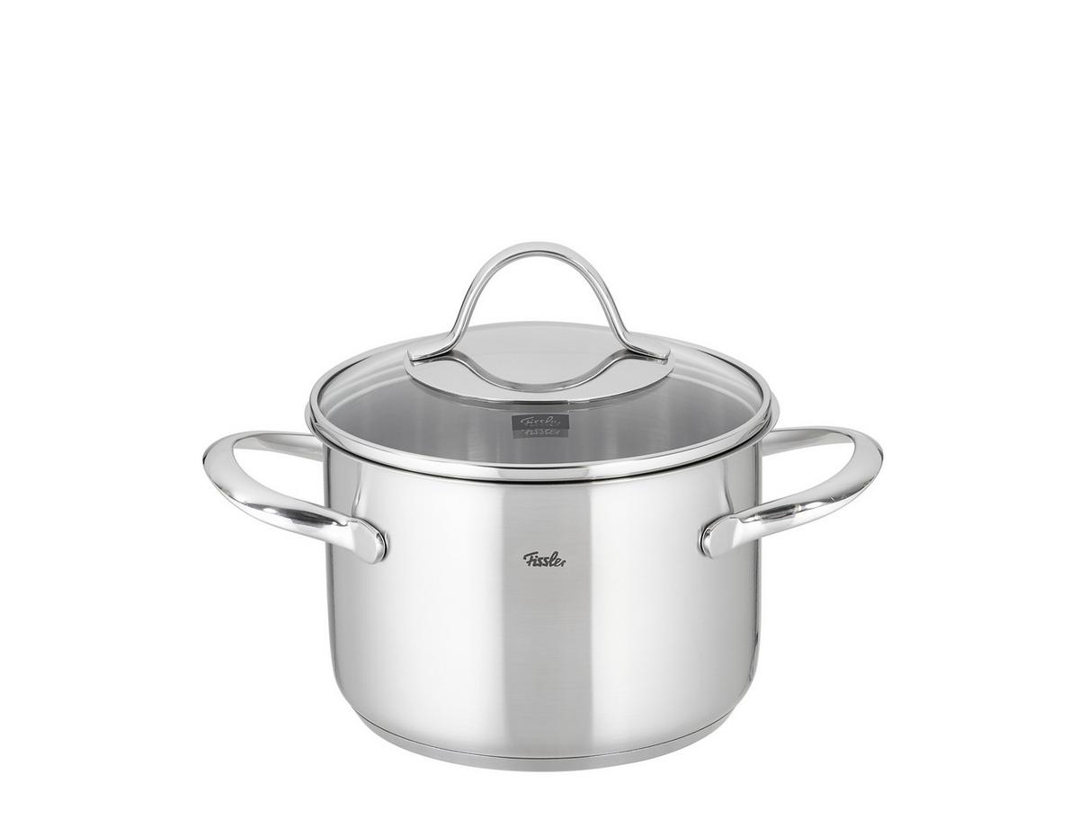 ZESTAW GARNKÓW 00211405000 FISSLER - kolor srebrny/przejrzysty, Basics, metal/szkło - Fissler