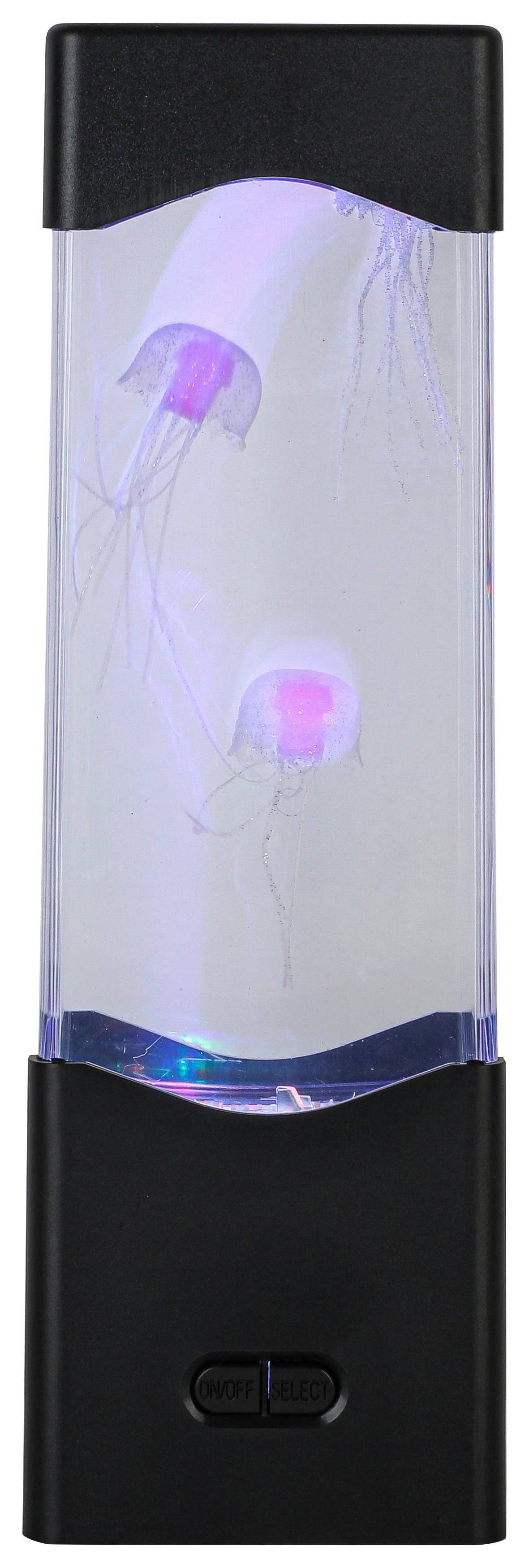 LED-DEKORATIONSLAMPA QUALI - svart/transparent, Modern, plast (7,5/23,3/7,5cm) - Mömax