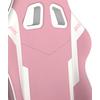 GAMINGSTOL PRINCE - vit/pink, Modern, textil/plast (67/126/67cm) - Dxracer