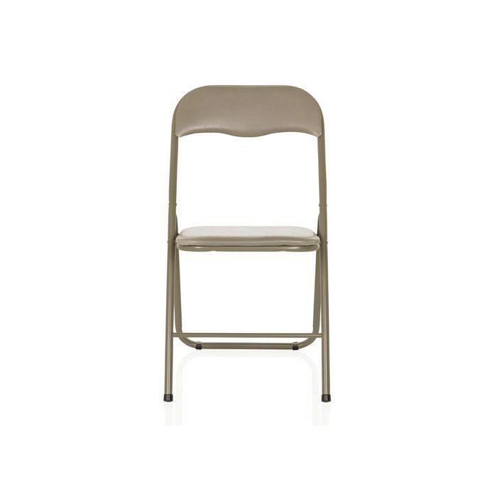 Zložljiv Stol Tudela Basic, Rjavosiva - rjavosiva, Moderno, kovina (44/81/48cm) - MID.YOU