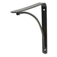 Wandhalter Bracket Schwarz matt - Schwarz, MODERN, Metall (20/20/2cm) - Mömax