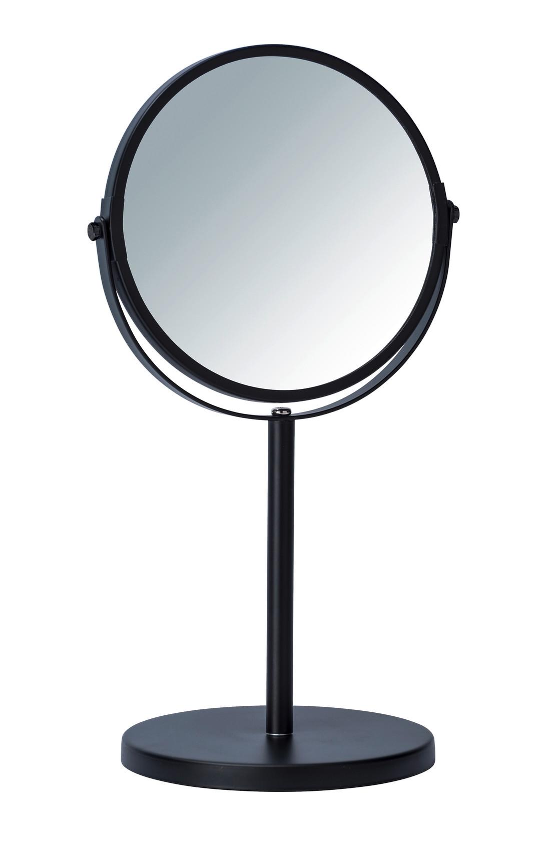 Standspiegel in Schwarz - Schwarz, MODERN, Metall (19/35/15cm) - Mömax