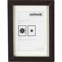 Bilderrahmen Gitta aus Holz ca. 13x18cm - Wengefarben, MODERN, Glas/Holzwerkstoff (13/18/3,6cm) - Modern Living