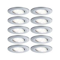LED-Deckenleuchte Calla IP65 max. 10x 6 Watt, 10-teilig - Chromfarben, Basics, Kunststoff (9cm) - Paulmann