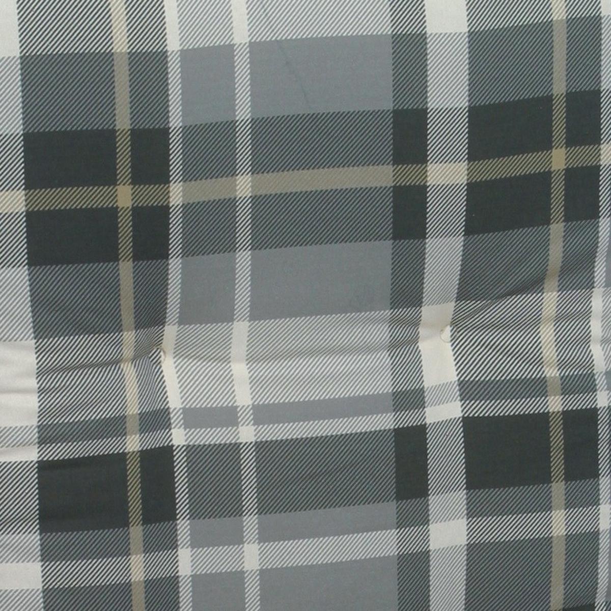 Sesselauflagenset Grau, 4-teilig - Grau, Basics, Textil (50/6/100cm)