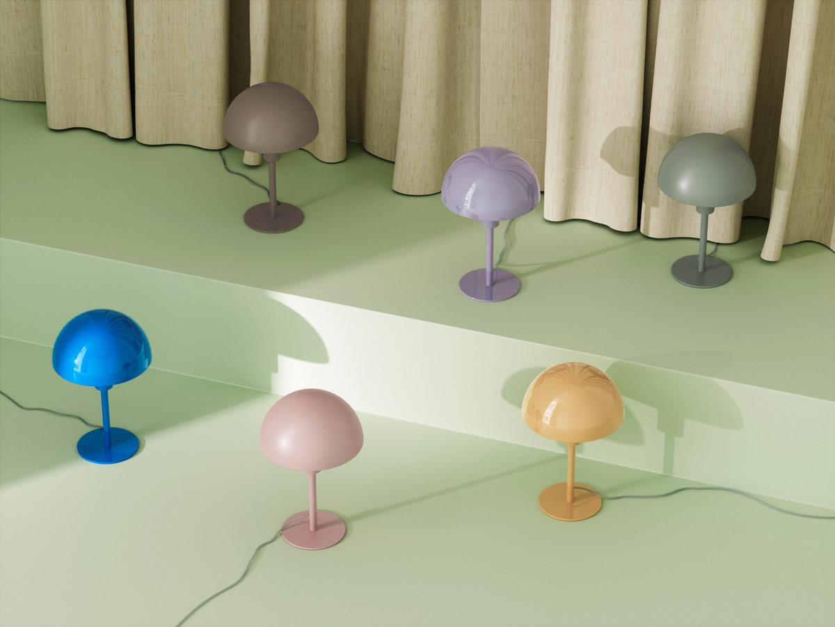 LAMPA STOŁOWA 2213745006 ELLEN MINI BLAU - niebieski, Design, metal (16/25cm) - Nordlux