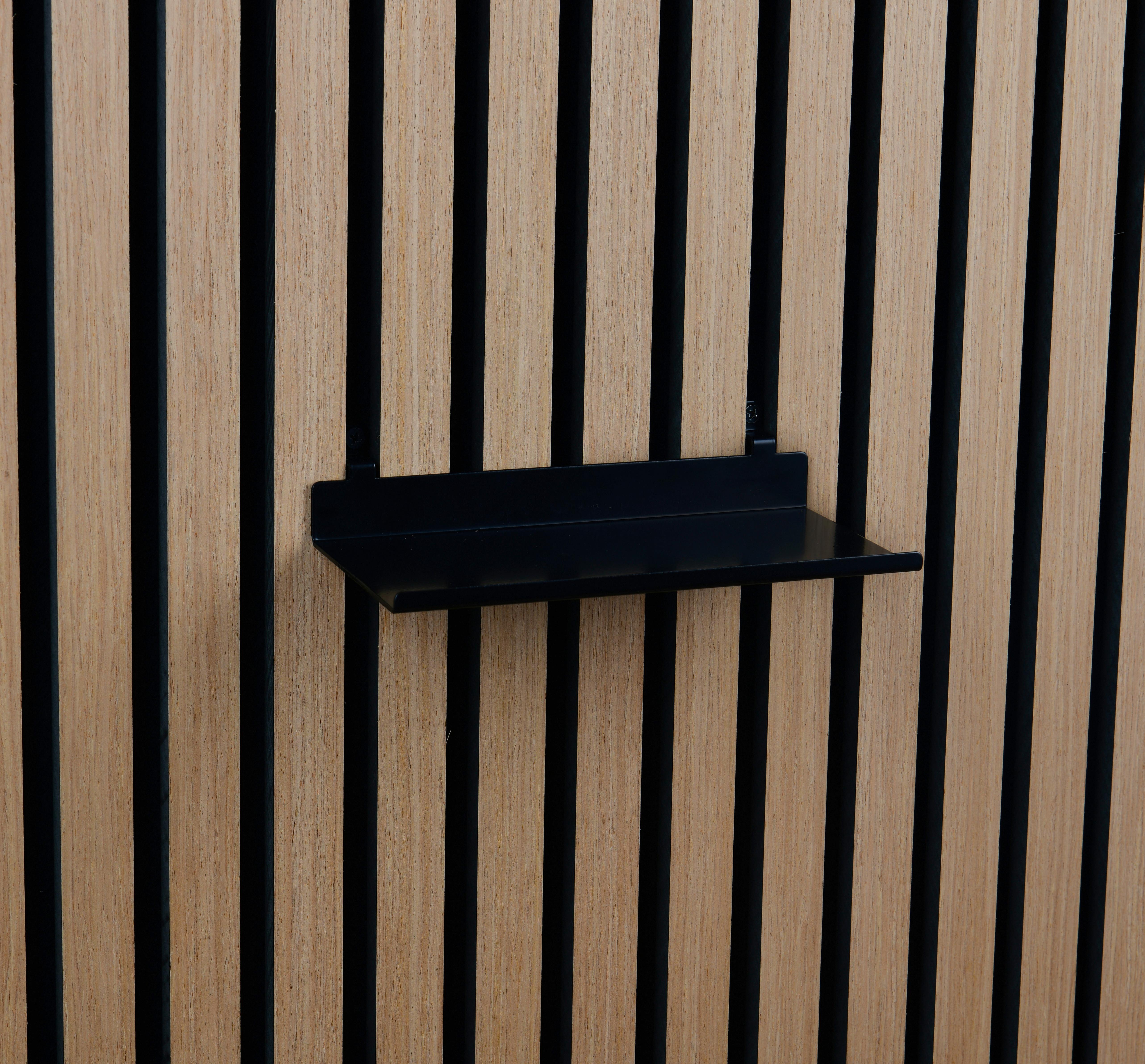 Ablage Grace Schwarz - Schwarz, MODERN, Metall (20/4/10cm) - Mömax