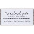 Dekoschild Emma Verschiedene Sprüche - Weiß, MODERN, Metall (40/20cm) Dekoschild Emma Verschiedene Sprüche - Weiß, MODERN, Metall (40/20cm)