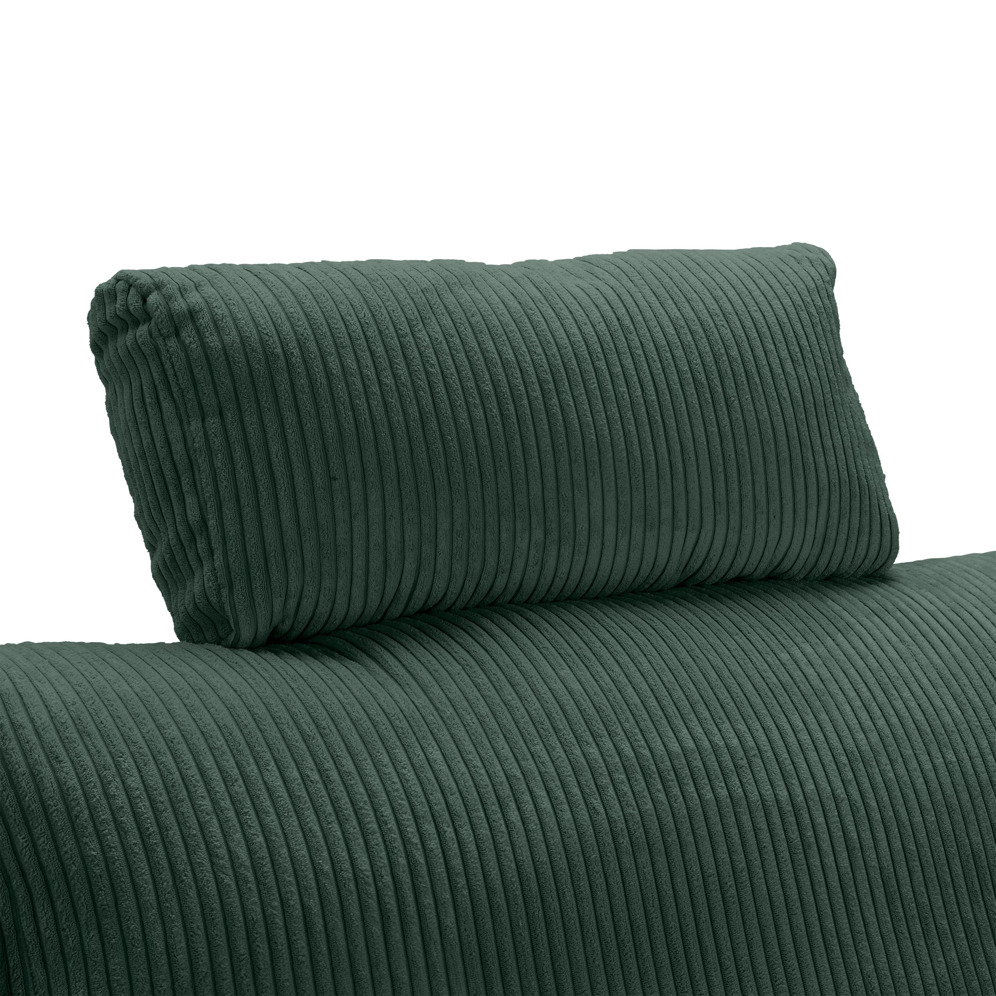 Kopfstütze Lille Grün - Grün, MODERN, Textil (58/23/10cm) - Based