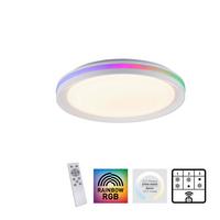 LAMPA SUFITOWA LED 15544-16 RIBBON - biały, Konventionell, tworzywo sztuczne/metal (40/6,5cm)