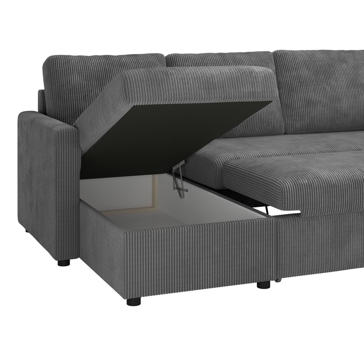 Coltar PARIS - antracit, Basics, lemn/metal (215/145cm)