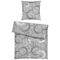 Bettwäsche New Circles Grau ca. 135x200cm - Grau, Textil (135/200cm) - Modern Living
