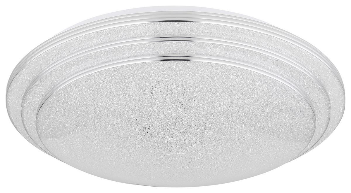 LED-DECKENLEUCHTE ALEY - Weiss/Opal, Basics, Kunststoff/Metall (40/9,5cm) - Globo