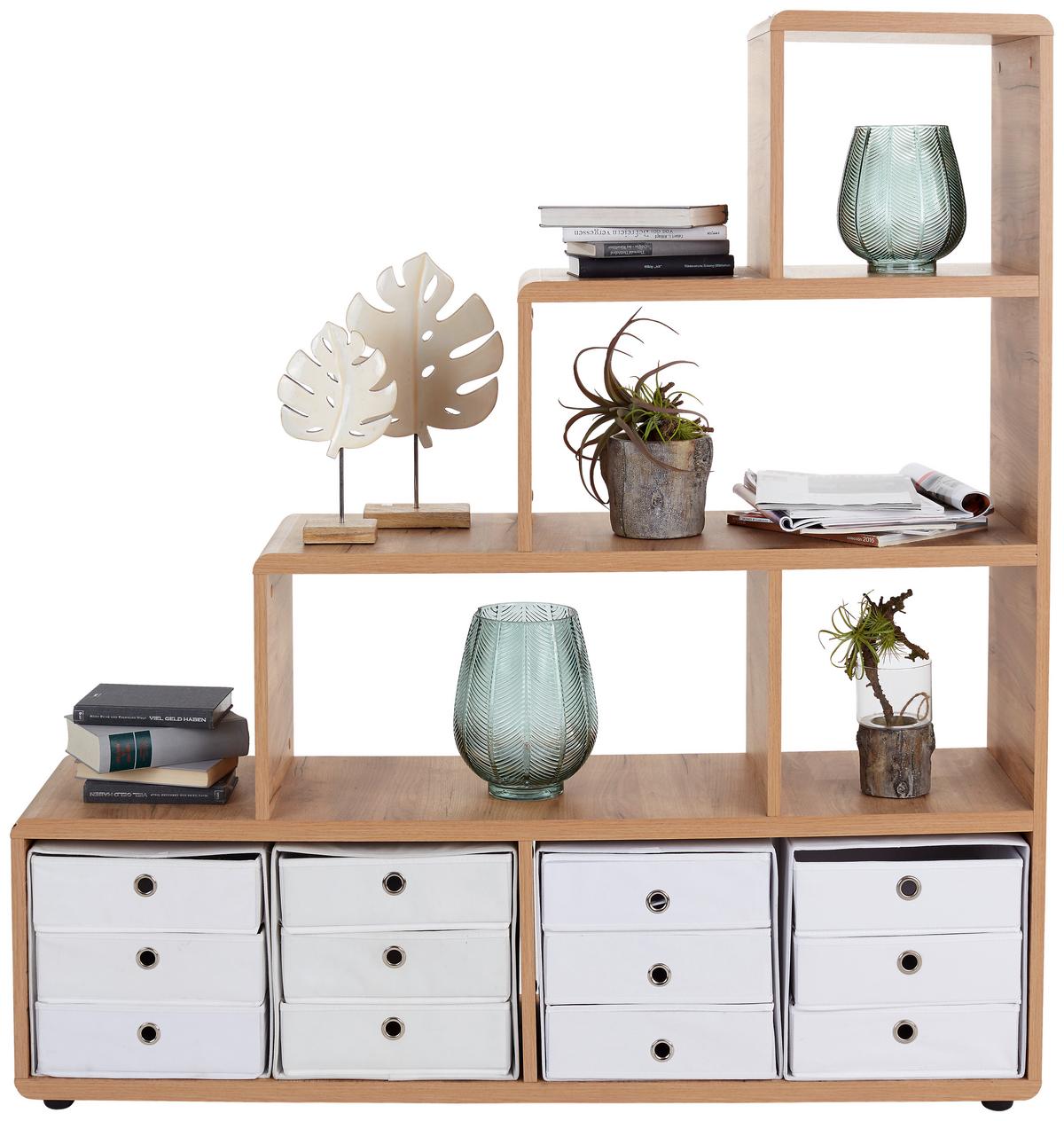 Etajeră Fontana FTR01 - stejar Artisan, Modern (138,5/148/35cm) - Modern Living