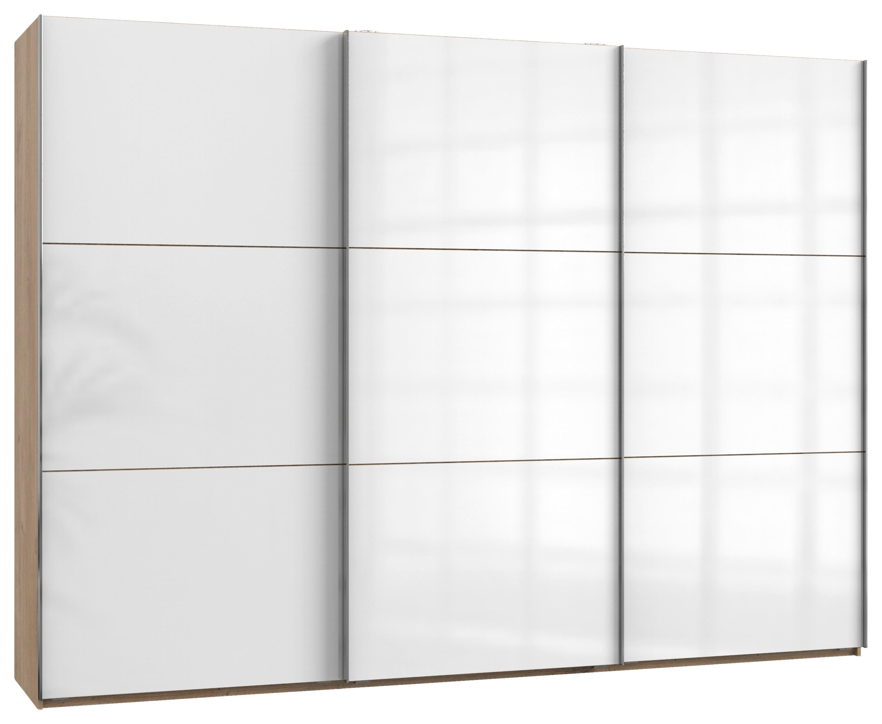 Ormar S Kliznim Vratima Level 36c - bijela/boje hrasta, Moderno, drvni materijal (300/216/65cm) - Modern Living