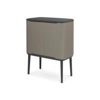 KOSZ NA ODPADY 315787 - czarny/szary, Design, tworzywo sztuczne/metal (/31,5null) - Brabantia