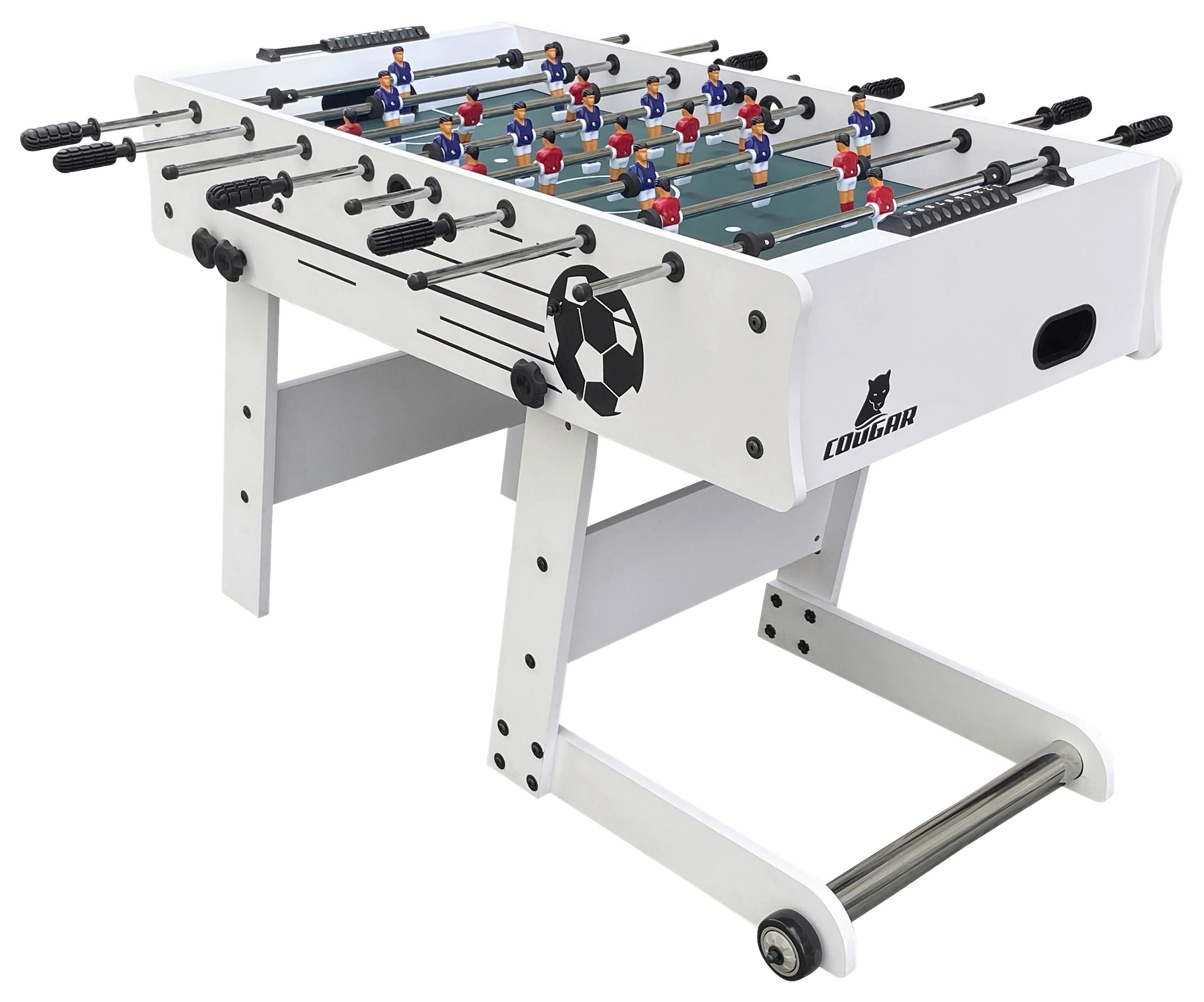 Tischfußball Scorpion Kick - Weiß, KONVENTIONELL, Holz (61/81/122cm) - Ambia Garden