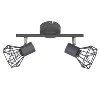 Stropni Reflektor Verve - siva, Design, metal (9/34/18cm)