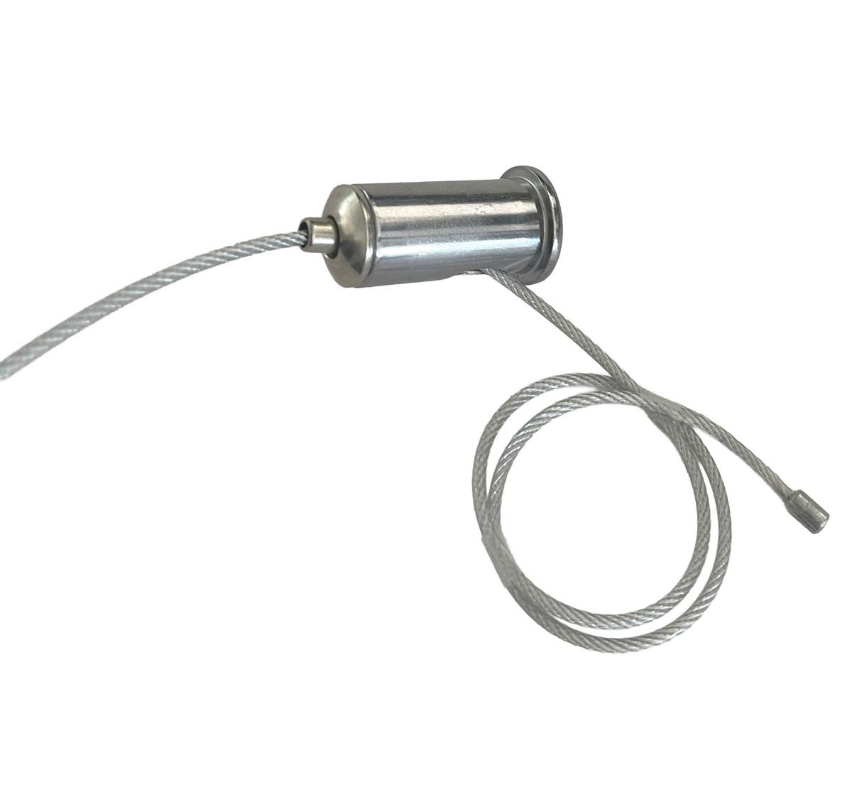 LAMPA WISZĄCA LED NOWA *SBN* - przejrzysty/kolor piaskowy, Basics, tworzywo sztuczne/metal (3,8/120cm) - Novel
