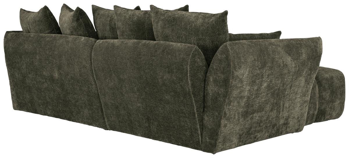 Ugaona Garnitura Cammellio - zelena/crna, Moderno, tekstil (296/75-95/189cm) - Mömax