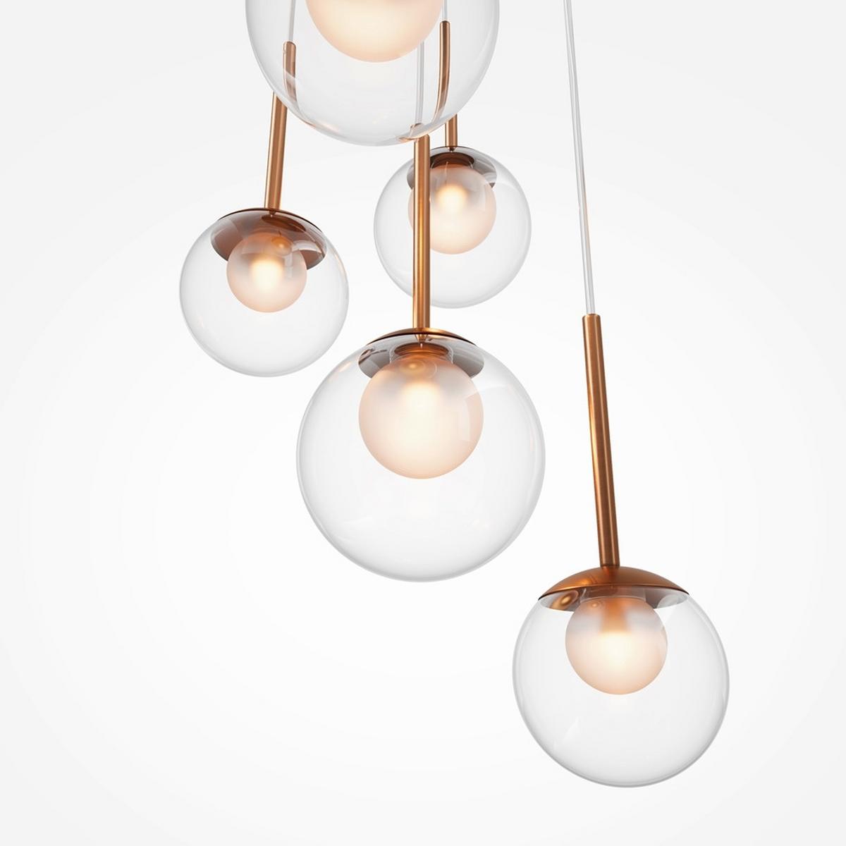 Pendelleuchte Basic Form Goldfarben max. 20 Watt - Goldfarben, MODERN, Metall (45/64,1cm) - MAYTONI