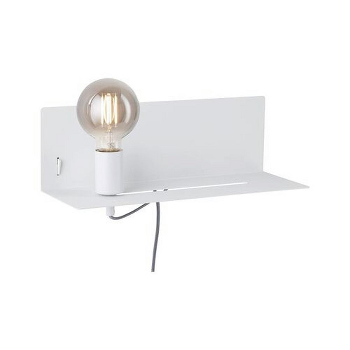 Wandleuchte Devara in Weiß max. 40 Watt - Weiß, LIFESTYLE, Metall (40/13cm) - Paulmann