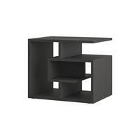 Couchtisch Labirent ca. 54x45x40 cm Anthrazit - Anthrazit, Design, Holzwerkstoff (54/45/40cm) - Livetastic