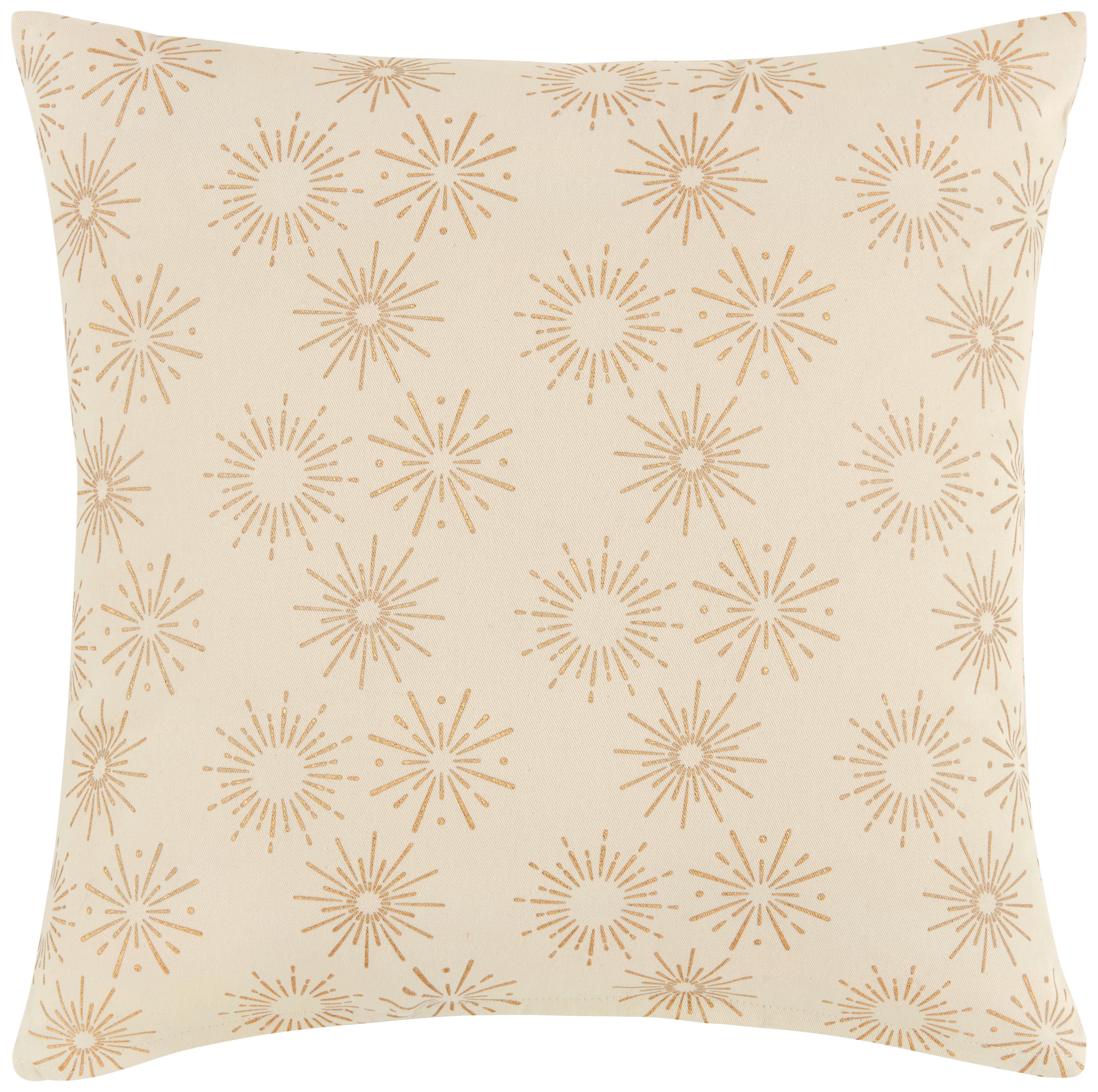 Díszpárna Goldenlights - Arany, romantikus/Landhaus, Textil (45/45cm) - Modern Living
