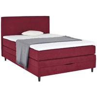Boxspring Krevet Kleopatra - crvena, Konvencionalno, drvni materijal/tekstil (140/200cm) - Modern Living