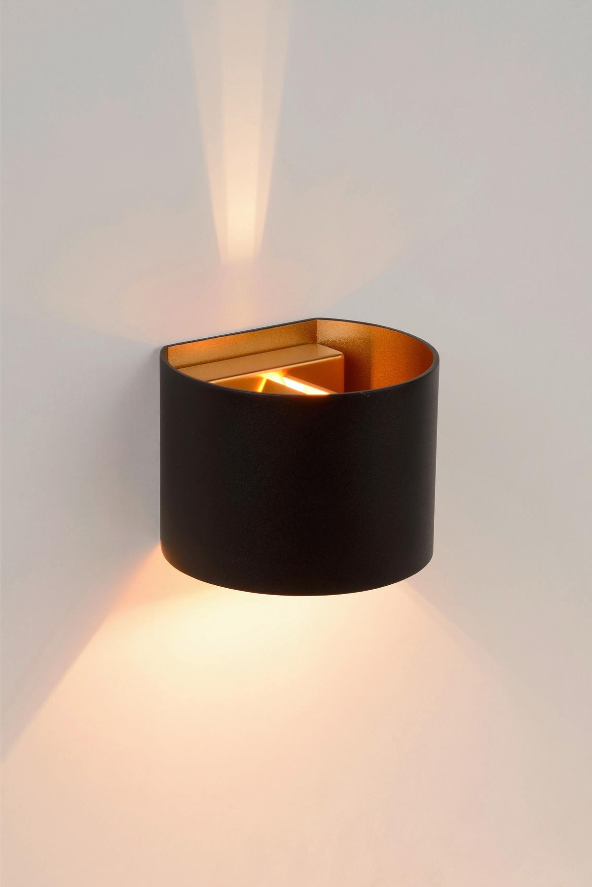 KINKIET LED 09218/04/30 XIO - czarny, Design, metal (11/13/9.7cm) - Lucide