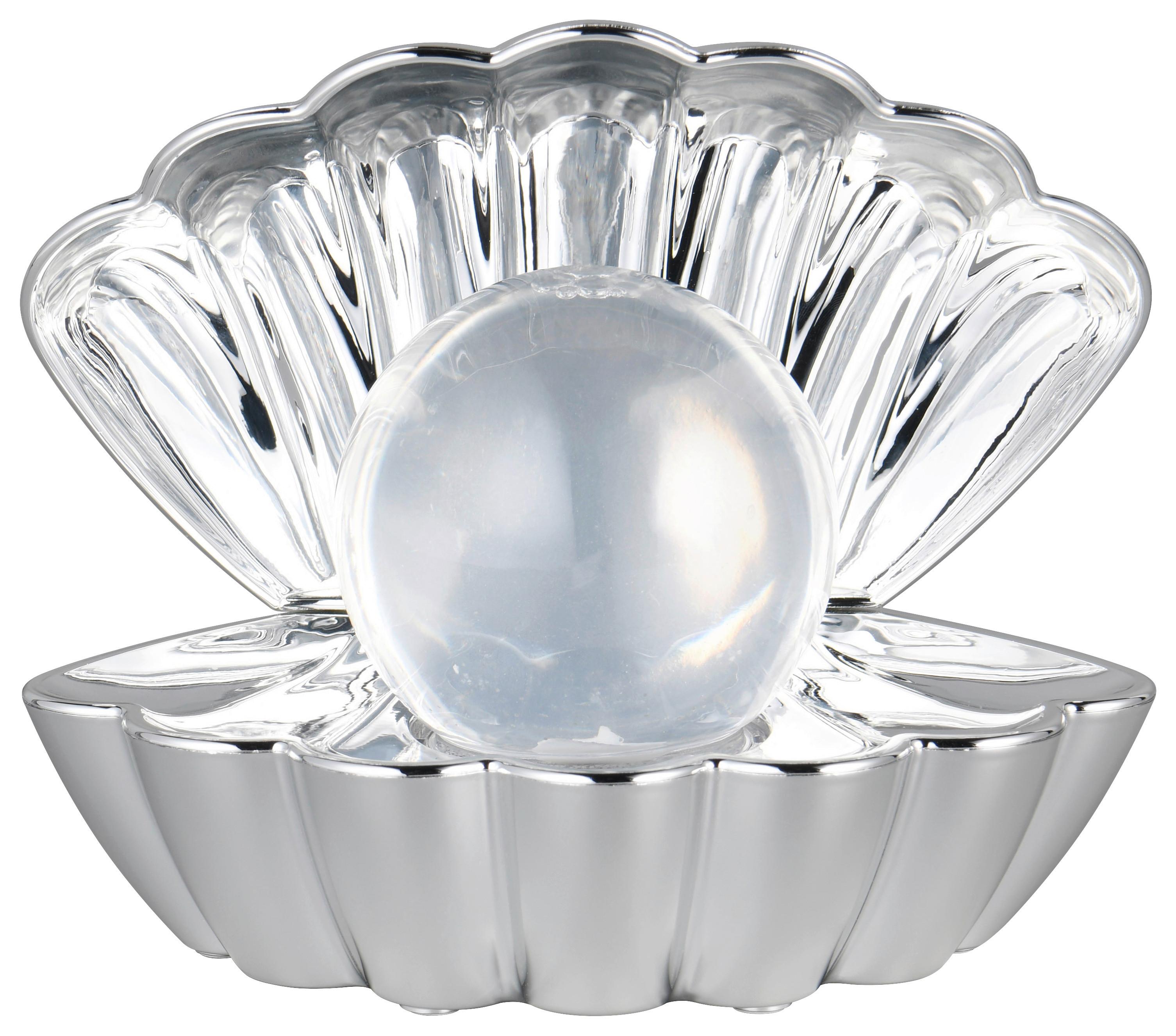 LED-DEKORATIONSLAMPA ALFRED - kromfärg, Modern, plast (17,5/12,5/14,5cm) - Mömax