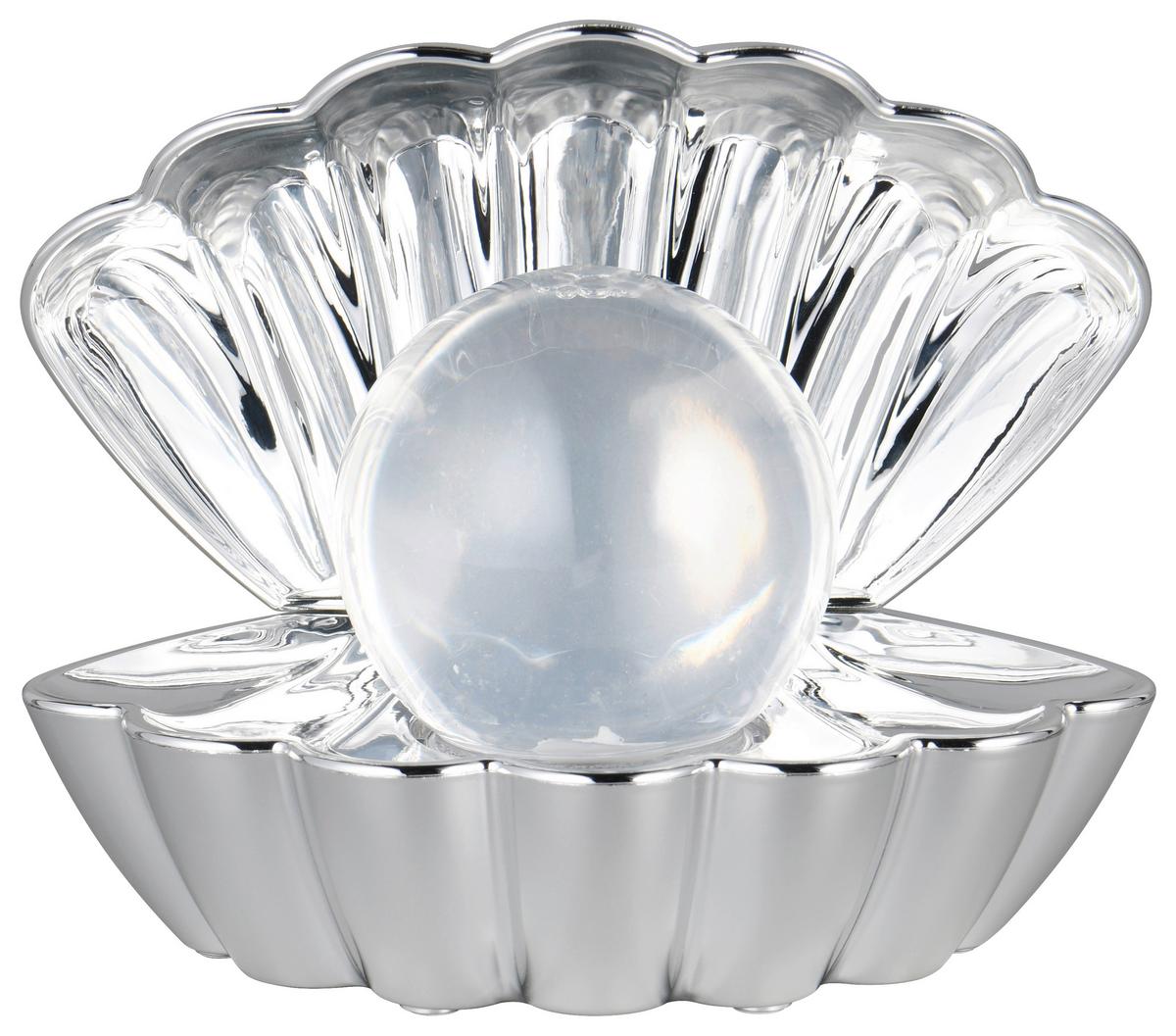 LED-Dekoleuchte Alfred Chromfarben max. 0,8 Watt - Chromfarben, Modern, Kunststoff (17,5/12,5/14,5cm) - Mömax