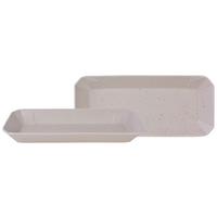 Set Podstavkov Street Tray Kebab, 2-Delni - krem barve, Basics, keramika (30/13cm) - Creatable