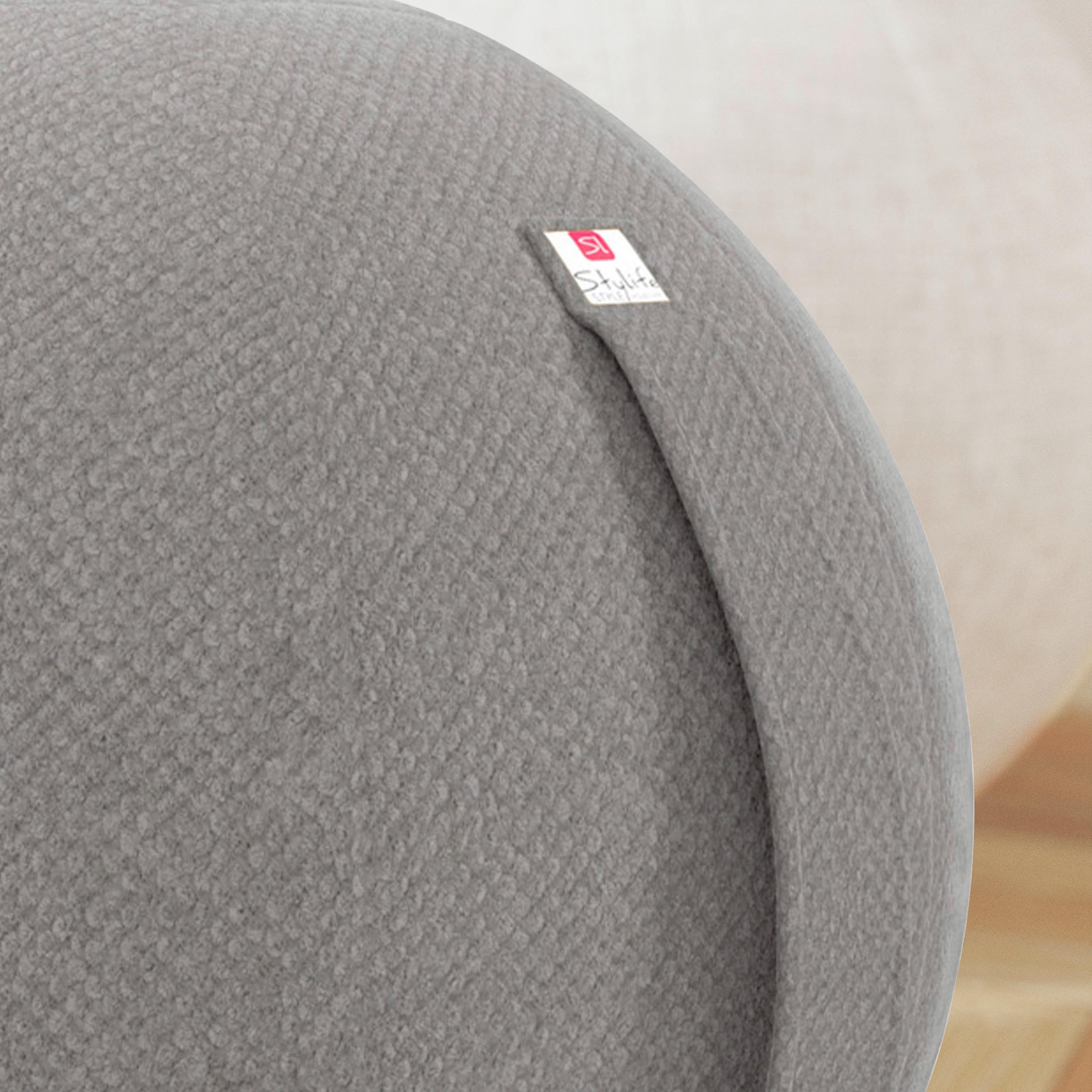 PIŁKA DO SIEDZENIA SCOOBY - jasnoszary, Design, tkanina (60/60/60cm) - Stylife