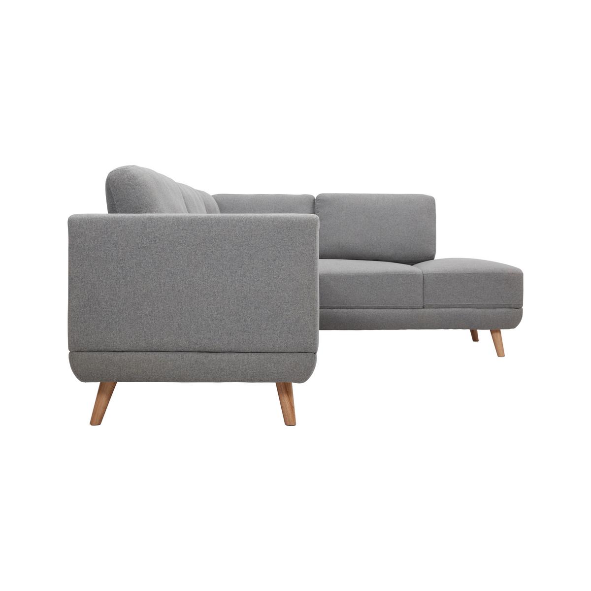Kutna Garnitura Kyle - siva/prirodne boje, Moderno, drvo/tekstil (242/88/189cm) - Bessagi Home