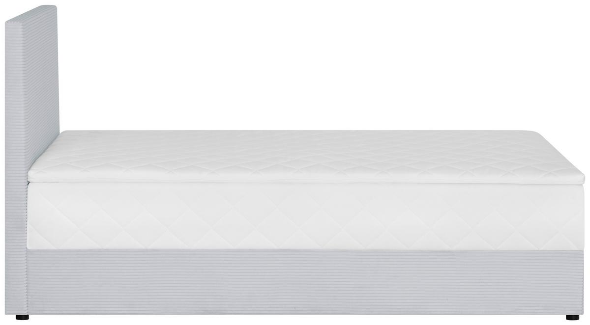 Boxbett Boxy Grau ca. 100x200cm - Grau, KONVENTIONELL, Textil (100/200cm) - Based