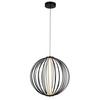 LEDHANGLAMP KALTI - Zwart, Modern, Kunststof/Metaal (40/145cm) - Mömax