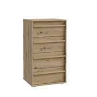 Comodă CLEO - stejar Artisan, Modern, material pe bază de lemn (53,4/94,4/42cm) - Modern Living