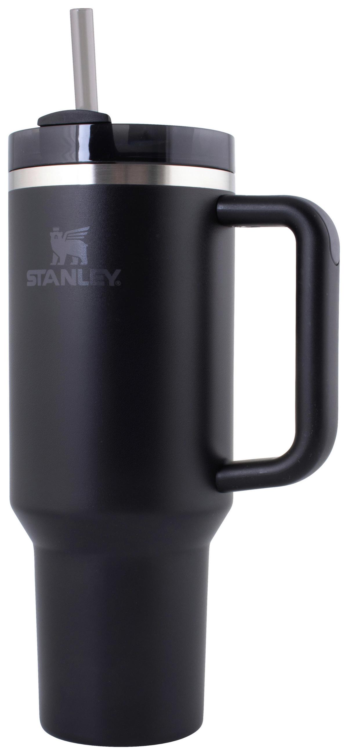 Thermobecher Stanley Cup Quencher Schwarz ca. 1,18l - Schwarz, MODERN, Metall (10/14,8/31,8cm)