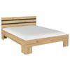 Krevet Foster - siva/hrast Artisan, Konvencionalno, drvni materijal (160/200cm) - Modern Living