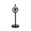 BORDSLAMPA LISIB - kromfärg/svart, Romantik / Lanthus, metall/glas (13/12/36,5cm) - Mömax
