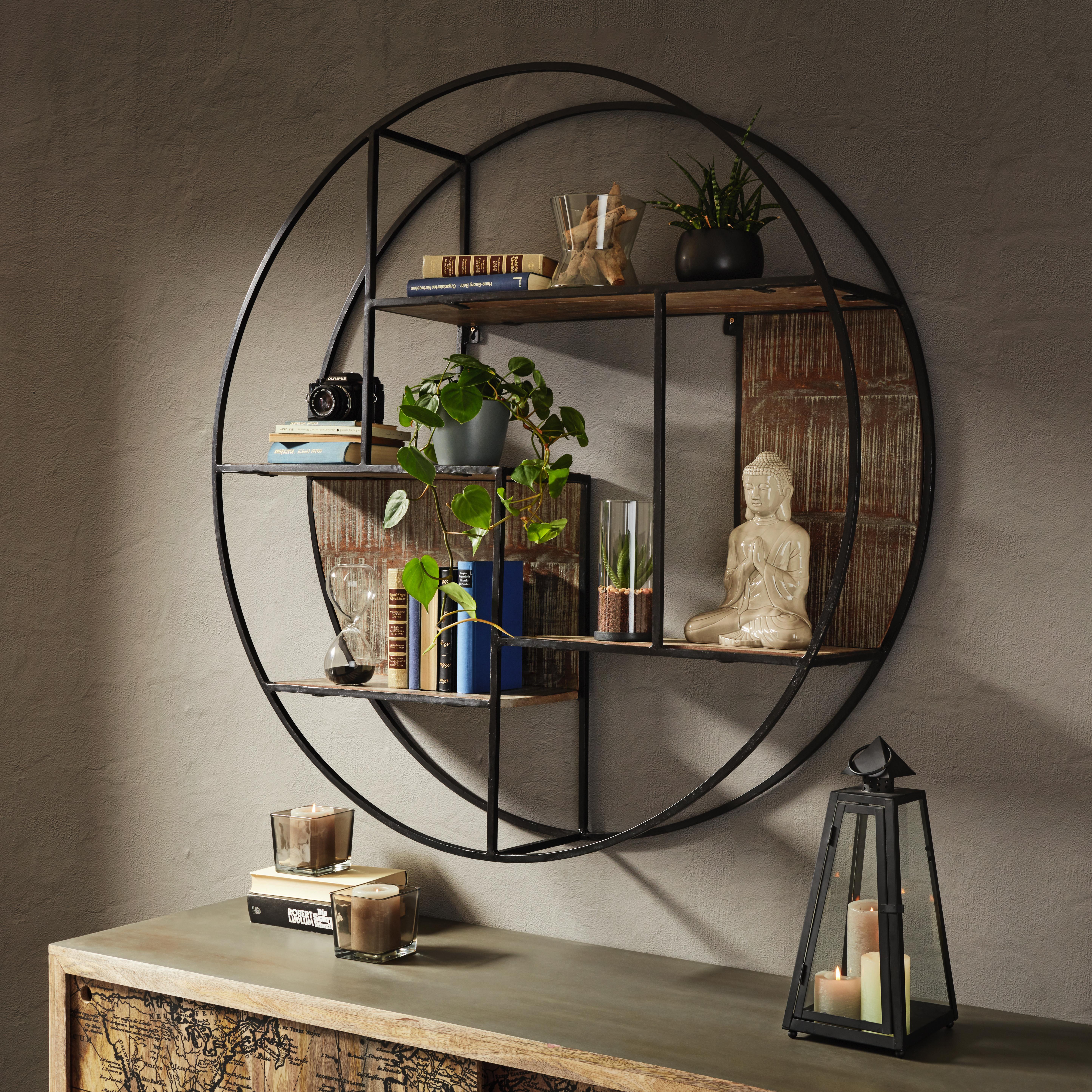 Wandregal aus Mangoholz/Metall online kaufen mömax