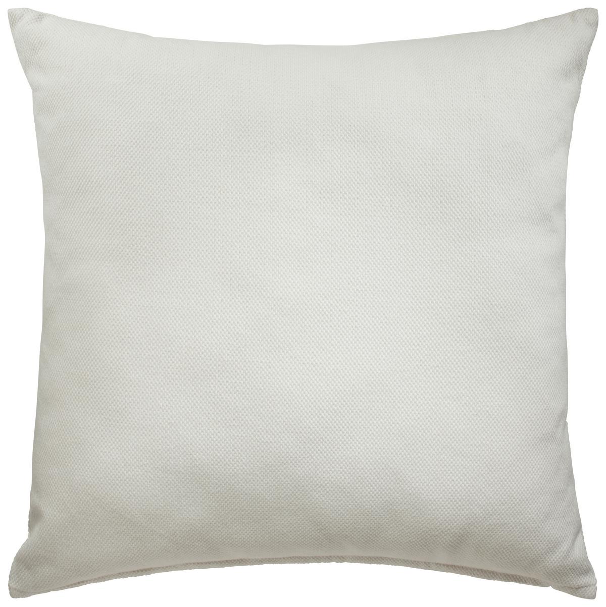 Zierkissen Chris in Weiß ca. 50x50cm - Creme, MODERN, Textil (50/50cm) - Premium Living