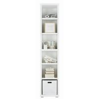 Regal MASSICCIO - Weiß, MODERN, Holz/Holzwerkstoff (44/220/36cm)