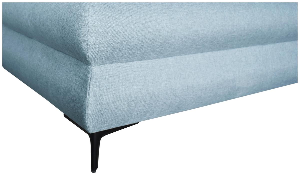 Canapea extensibilă SOHO - albastru deschis/gri închis, Modern, lemn/metal (201/89/89cm) - Best Price